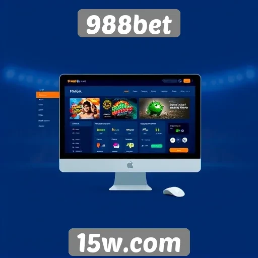 Interface e usabilidade do site 988bet